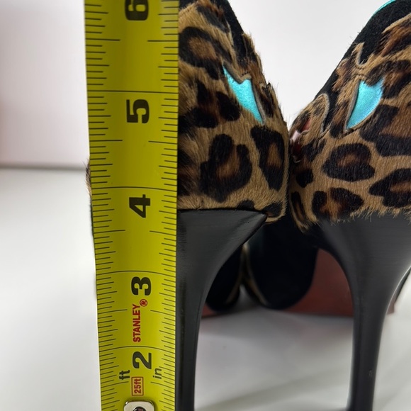Couture Donald J. Pliner Fabulous Animal Print Heels Women's Shoes size 9 - Picture 12 of 14